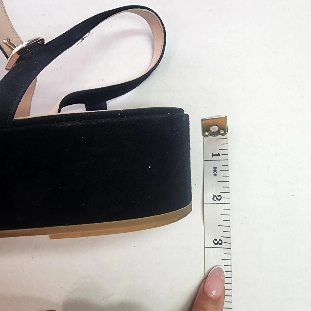 🌸Kate Spade | Suede Platform Sandals size 10‎
